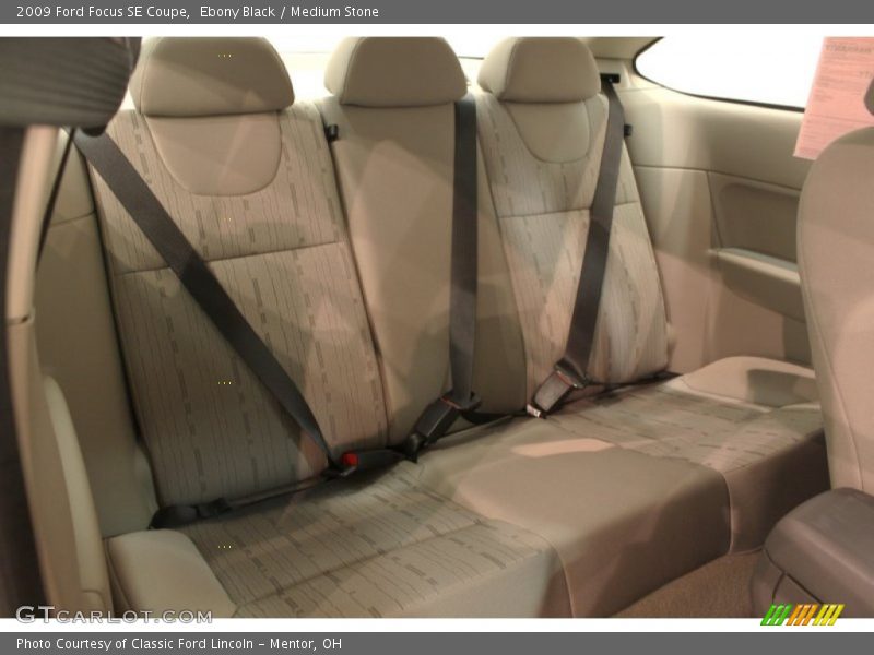 Ebony Black / Medium Stone 2009 Ford Focus SE Coupe