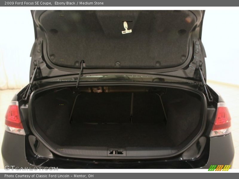 Ebony Black / Medium Stone 2009 Ford Focus SE Coupe