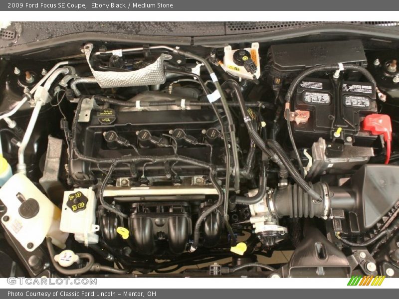Ebony Black / Medium Stone 2009 Ford Focus SE Coupe