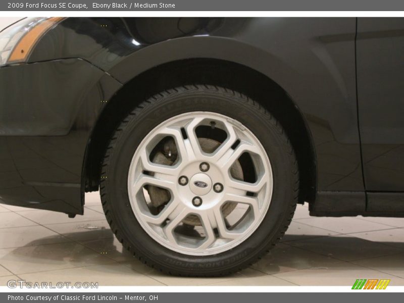 Ebony Black / Medium Stone 2009 Ford Focus SE Coupe