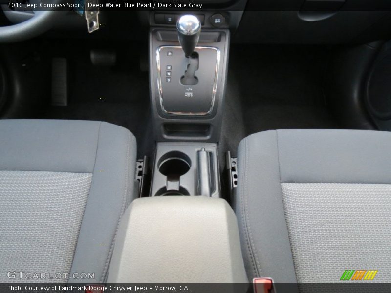Deep Water Blue Pearl / Dark Slate Gray 2010 Jeep Compass Sport