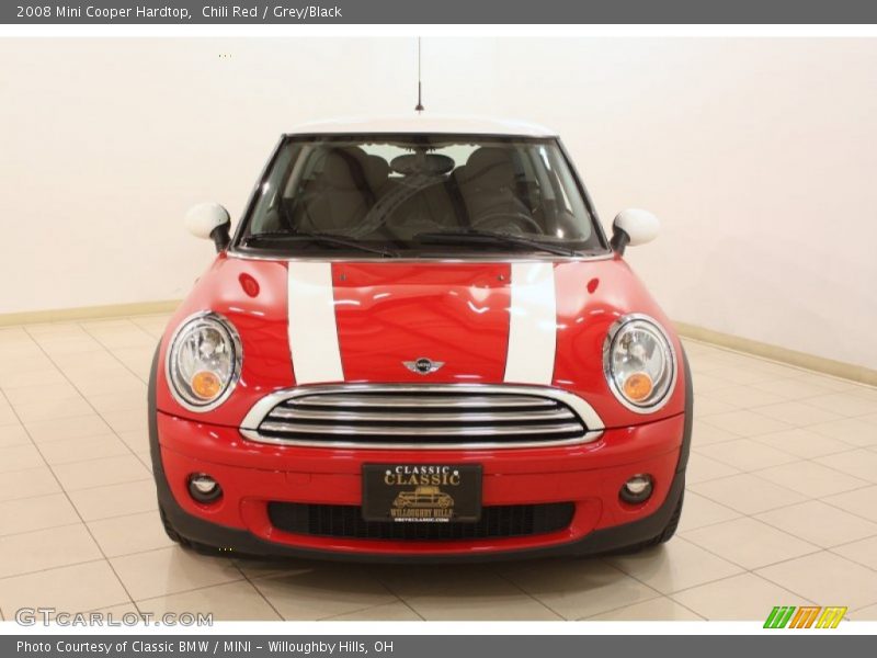 Chili Red / Grey/Black 2008 Mini Cooper Hardtop