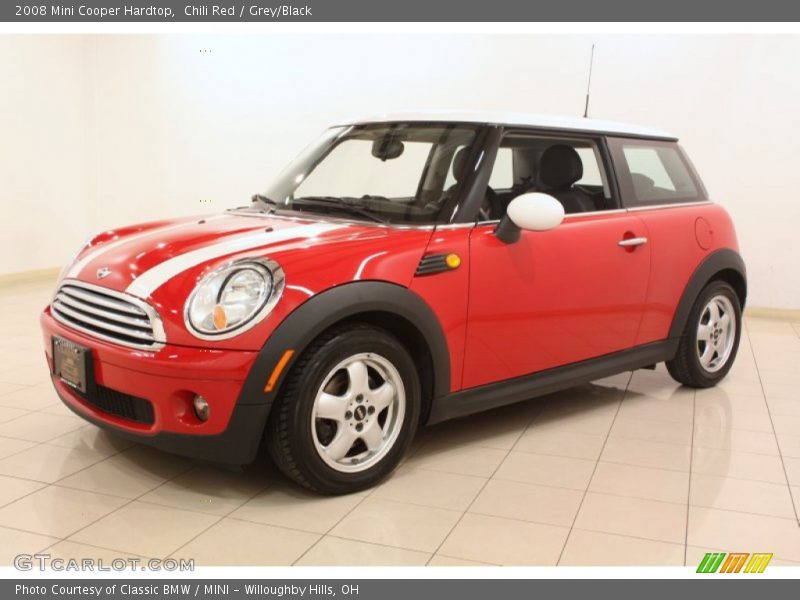 Chili Red / Grey/Black 2008 Mini Cooper Hardtop