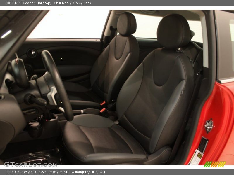 Chili Red / Grey/Black 2008 Mini Cooper Hardtop