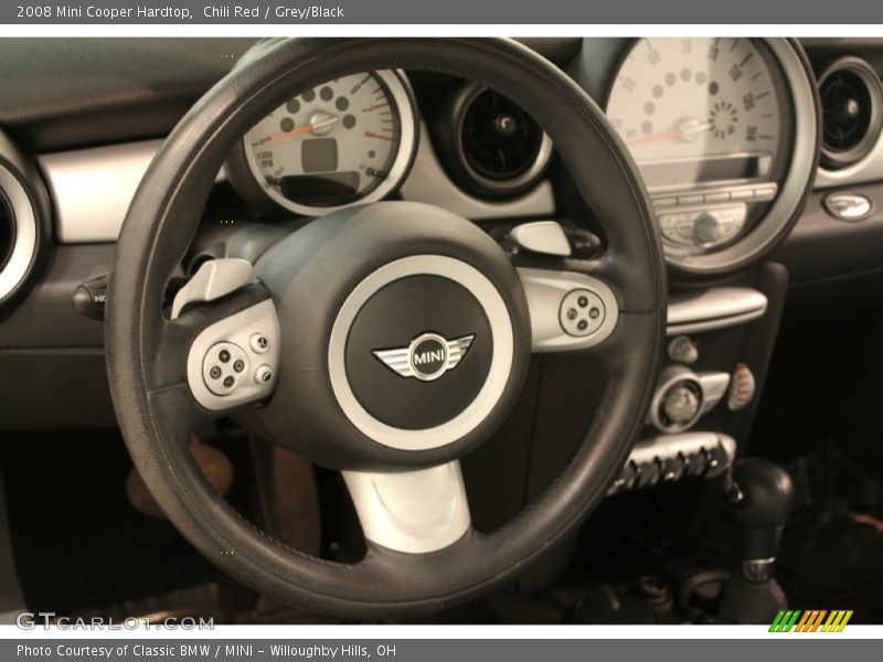 Chili Red / Grey/Black 2008 Mini Cooper Hardtop