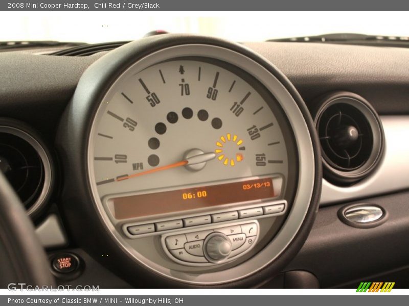 Chili Red / Grey/Black 2008 Mini Cooper Hardtop