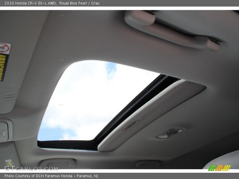 Royal Blue Pearl / Gray 2010 Honda CR-V EX-L AWD