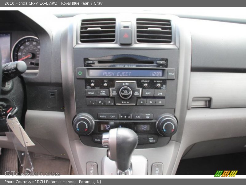 Royal Blue Pearl / Gray 2010 Honda CR-V EX-L AWD