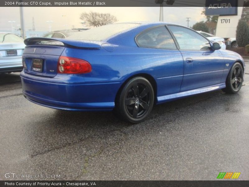 Impulse Blue Metallic / Black 2004 Pontiac GTO Coupe