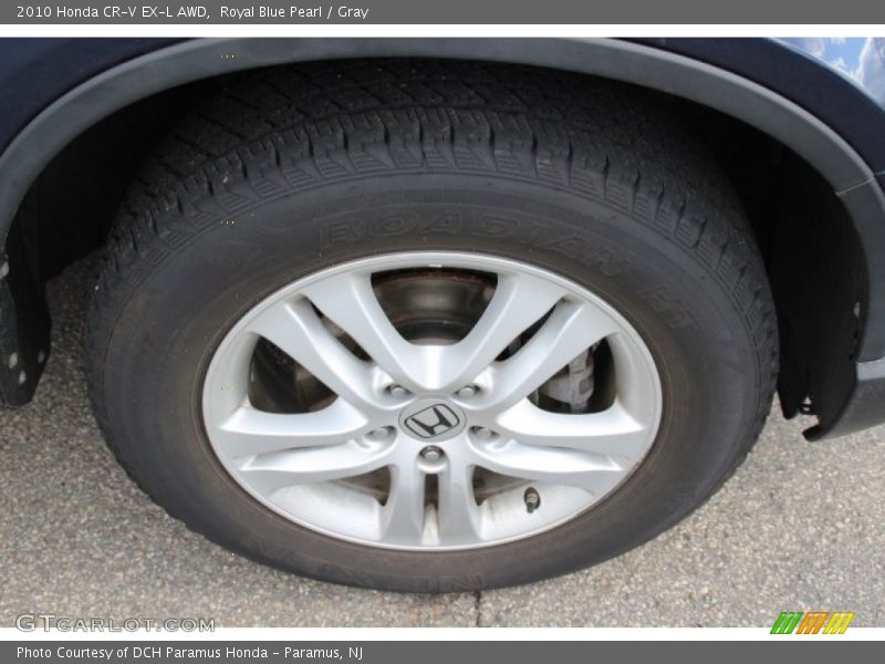 Royal Blue Pearl / Gray 2010 Honda CR-V EX-L AWD