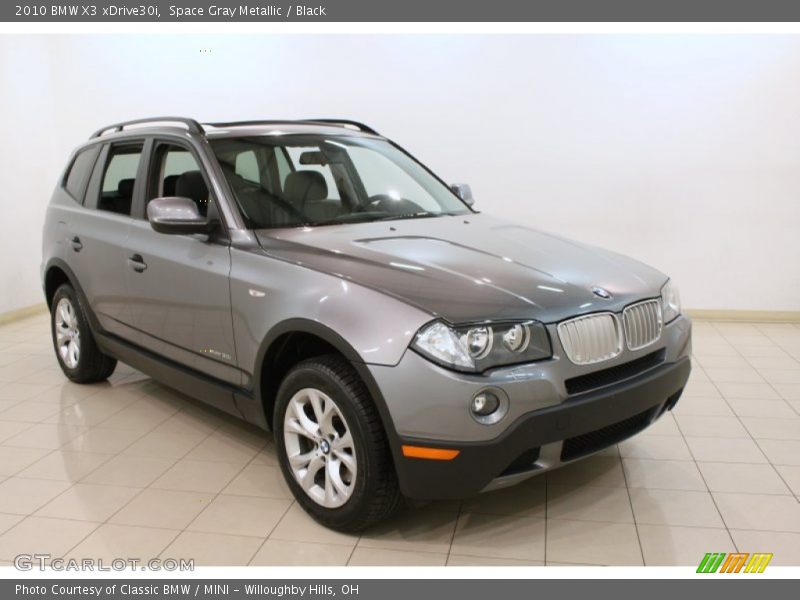 Space Gray Metallic / Black 2010 BMW X3 xDrive30i