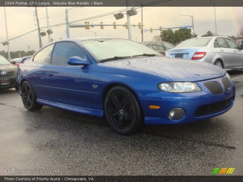 Impulse Blue Metallic / Black 2004 Pontiac GTO Coupe