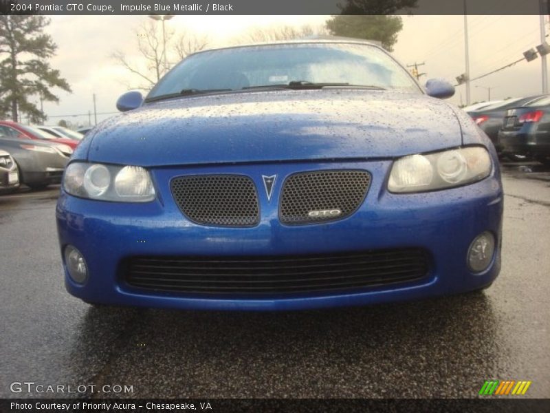 Impulse Blue Metallic / Black 2004 Pontiac GTO Coupe