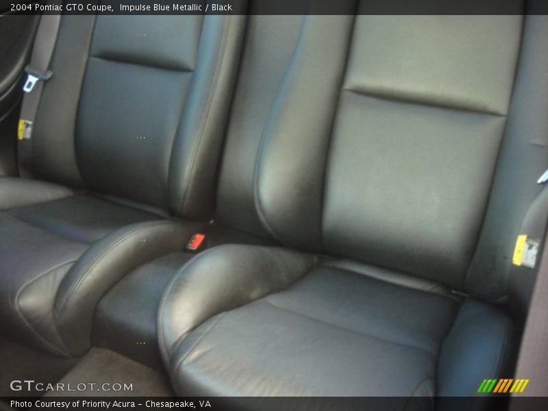 Rear Seat of 2004 GTO Coupe