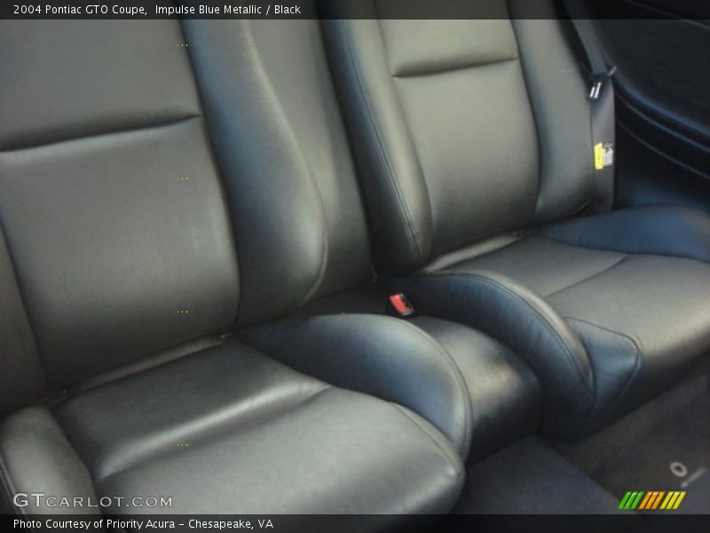 Rear Seat of 2004 GTO Coupe