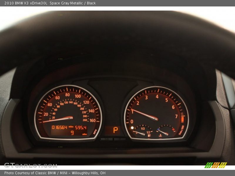 Space Gray Metallic / Black 2010 BMW X3 xDrive30i