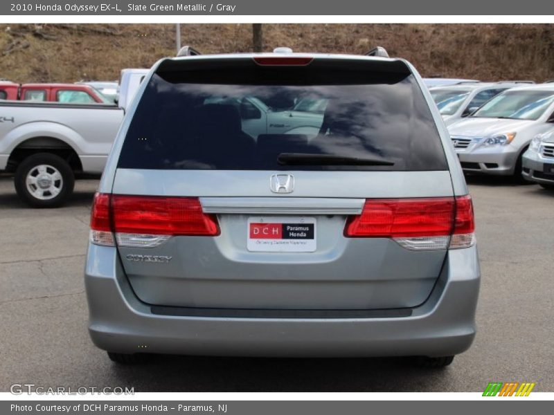 Slate Green Metallic / Gray 2010 Honda Odyssey EX-L