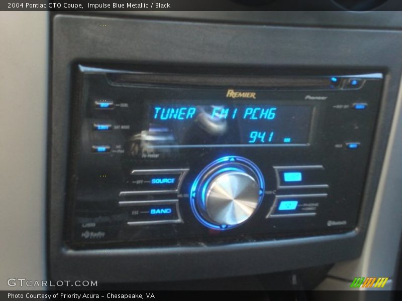 Impulse Blue Metallic / Black 2004 Pontiac GTO Coupe