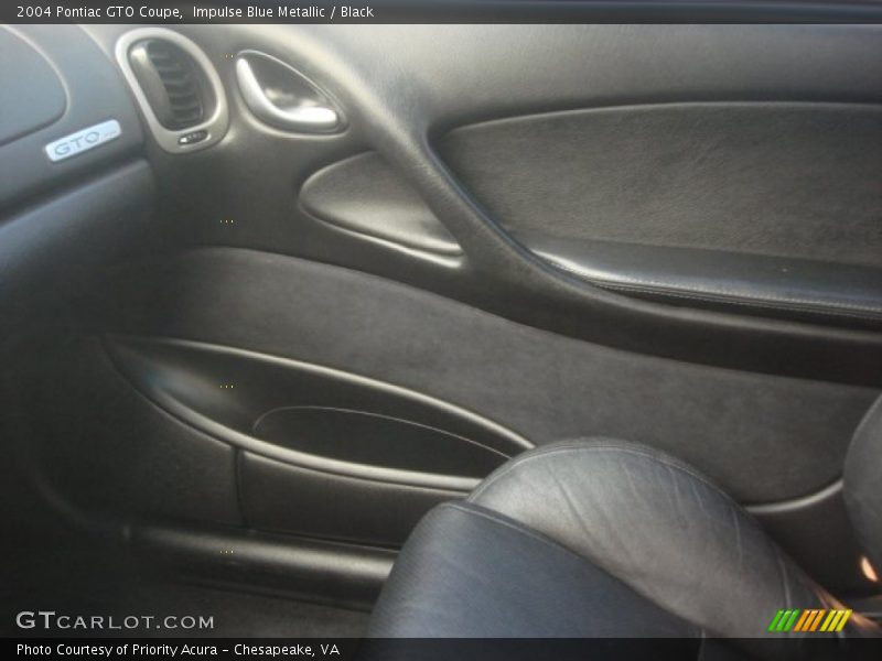 Impulse Blue Metallic / Black 2004 Pontiac GTO Coupe