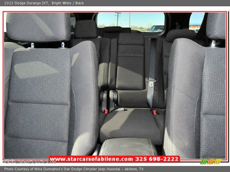 Bright White / Black 2013 Dodge Durango SXT
