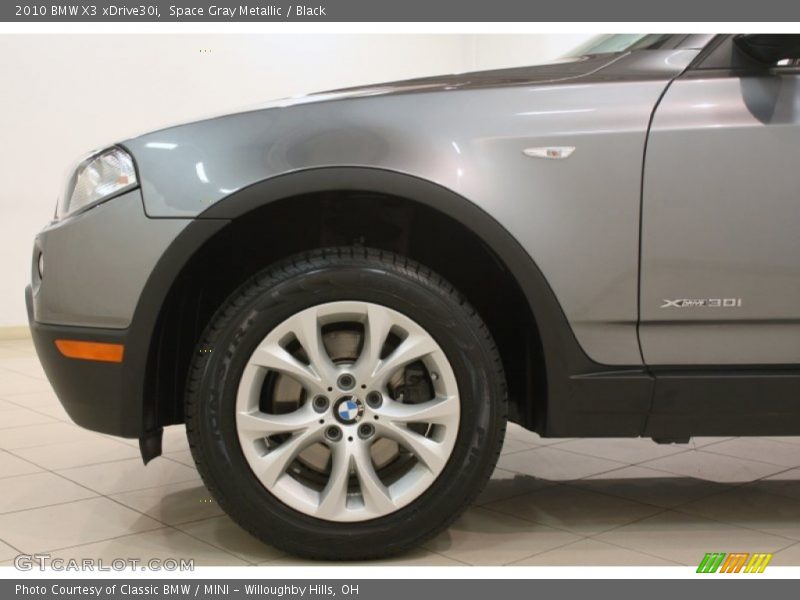 Space Gray Metallic / Black 2010 BMW X3 xDrive30i