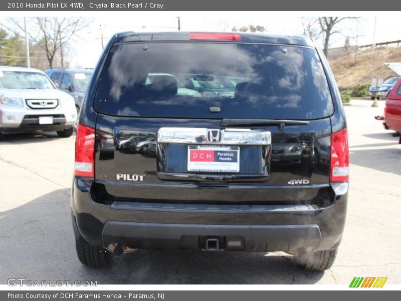 Crystal Black Pearl / Gray 2010 Honda Pilot LX 4WD