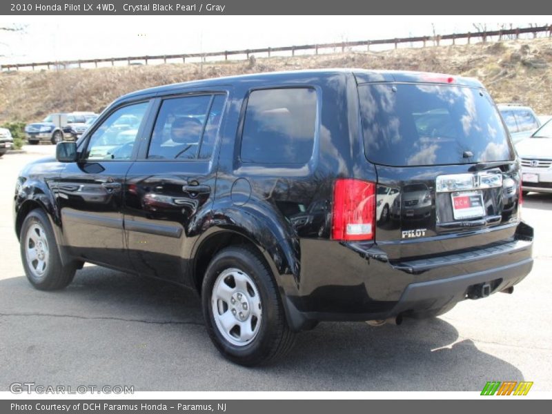 Crystal Black Pearl / Gray 2010 Honda Pilot LX 4WD