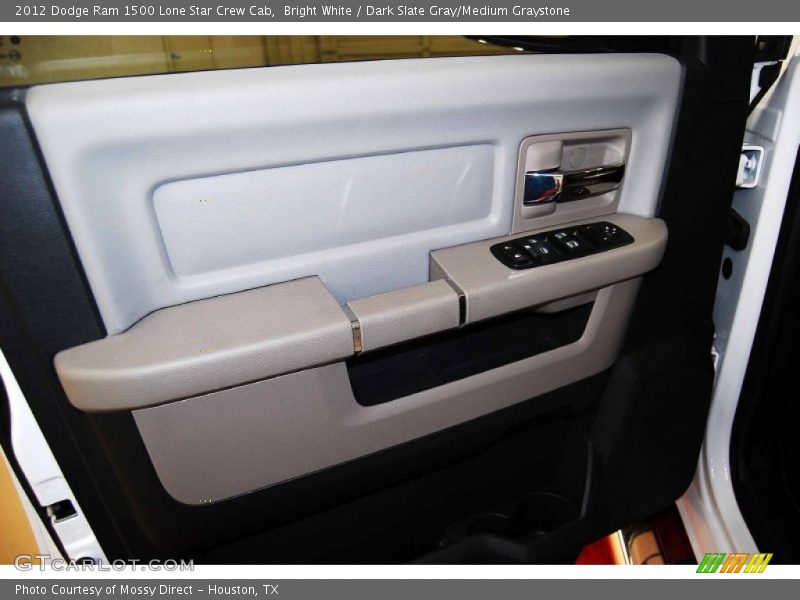 Bright White / Dark Slate Gray/Medium Graystone 2012 Dodge Ram 1500 Lone Star Crew Cab