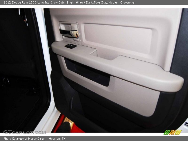 Bright White / Dark Slate Gray/Medium Graystone 2012 Dodge Ram 1500 Lone Star Crew Cab