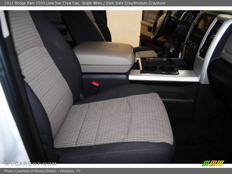 Bright White / Dark Slate Gray/Medium Graystone 2012 Dodge Ram 1500 Lone Star Crew Cab