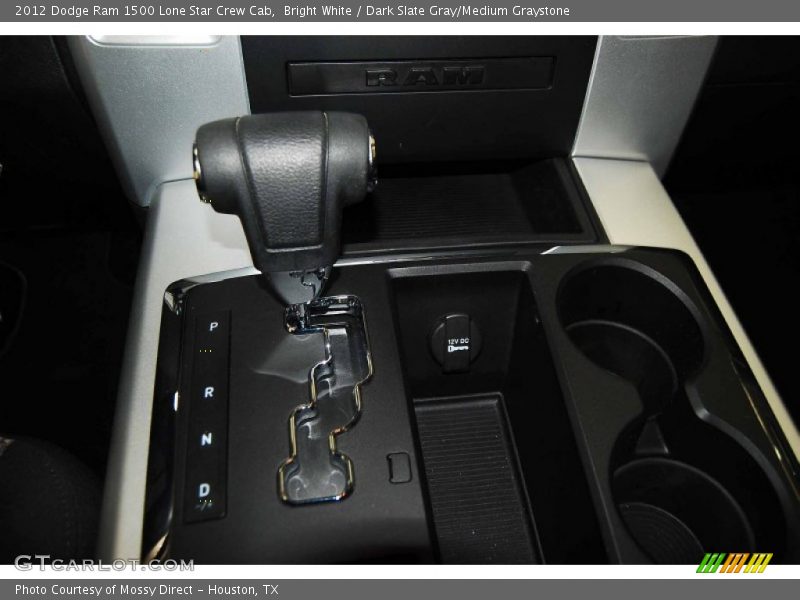 Bright White / Dark Slate Gray/Medium Graystone 2012 Dodge Ram 1500 Lone Star Crew Cab