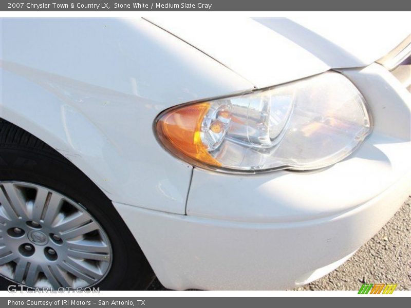 Stone White / Medium Slate Gray 2007 Chrysler Town & Country LX