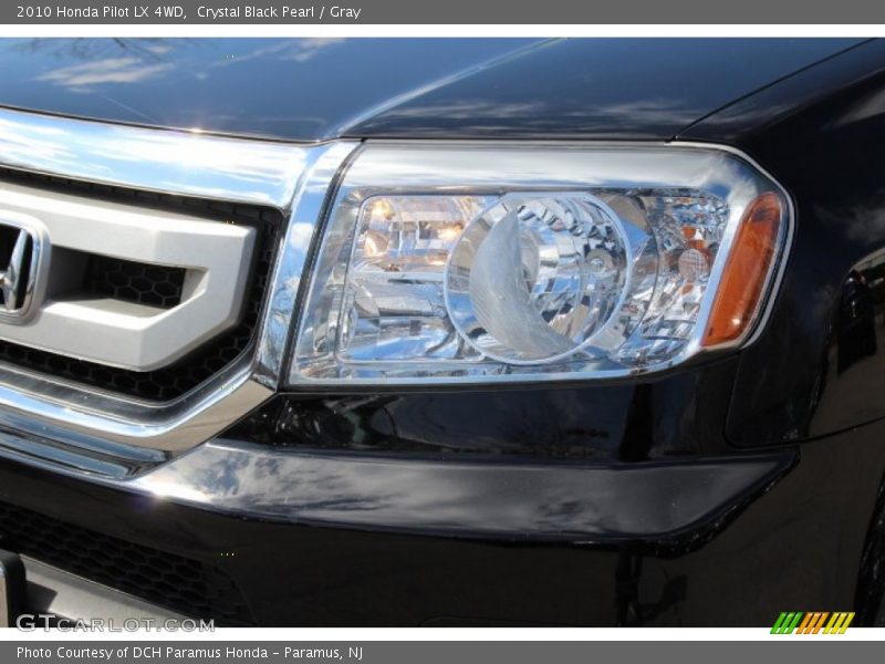 Crystal Black Pearl / Gray 2010 Honda Pilot LX 4WD