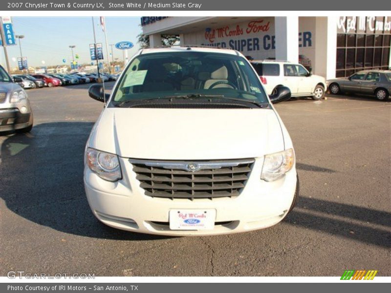 Stone White / Medium Slate Gray 2007 Chrysler Town & Country LX