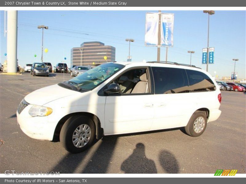 Stone White / Medium Slate Gray 2007 Chrysler Town & Country LX