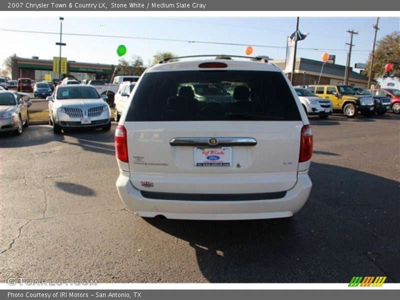 Stone White / Medium Slate Gray 2007 Chrysler Town & Country LX