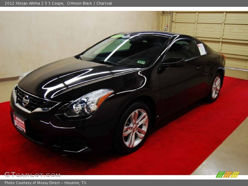 Crimson Black / Charcoal 2012 Nissan Altima 2.5 S Coupe