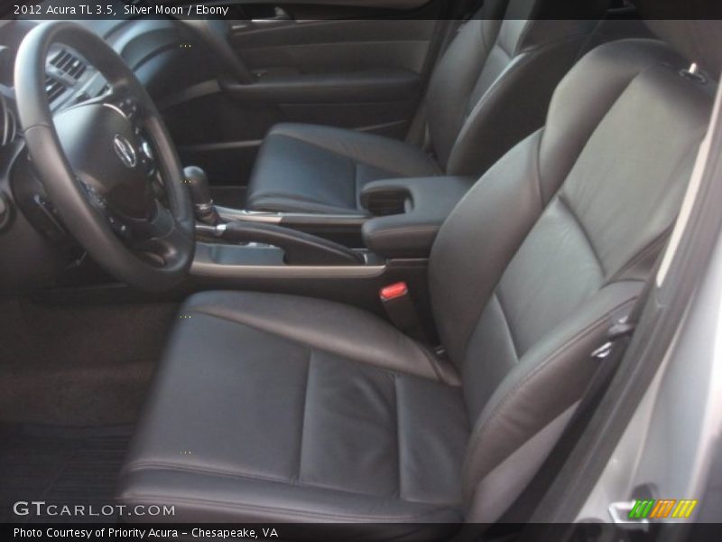 Silver Moon / Ebony 2012 Acura TL 3.5