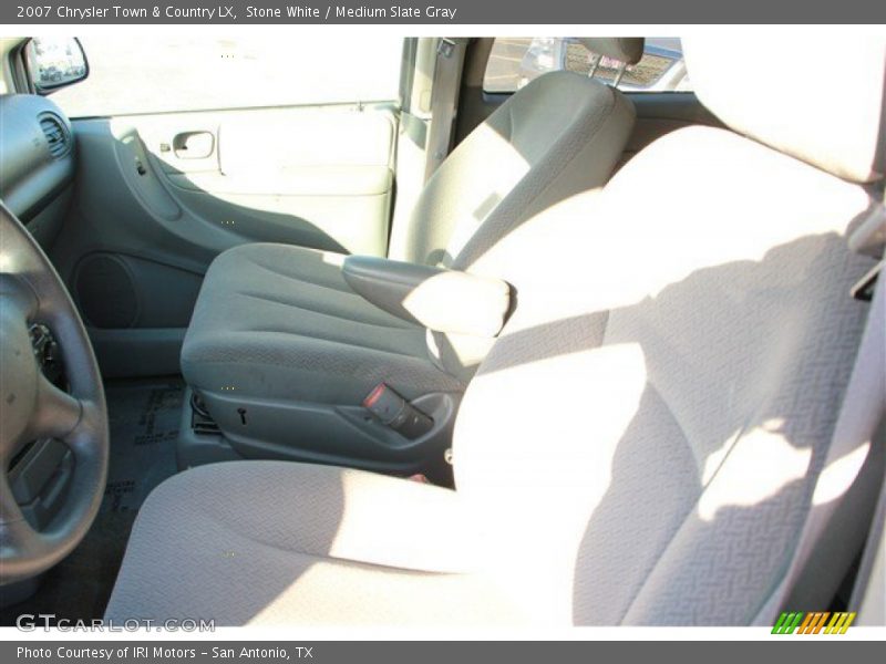 Stone White / Medium Slate Gray 2007 Chrysler Town & Country LX