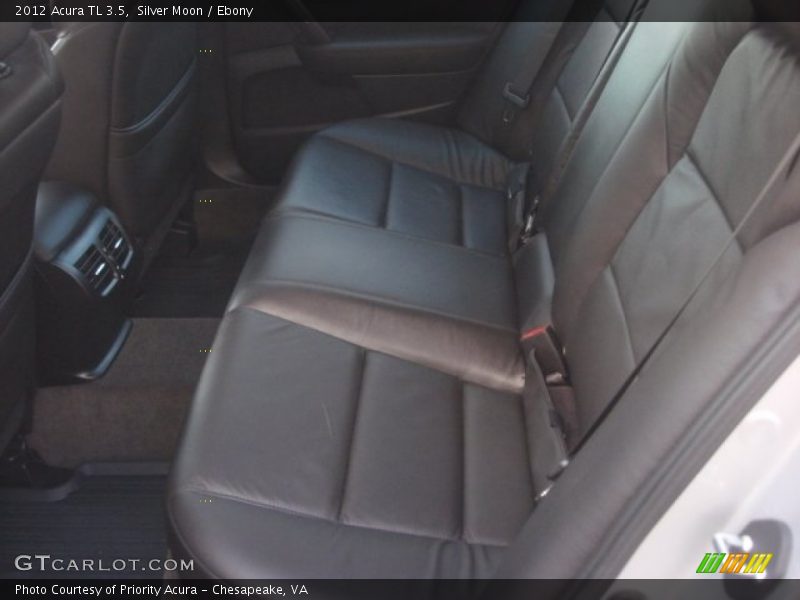 Silver Moon / Ebony 2012 Acura TL 3.5