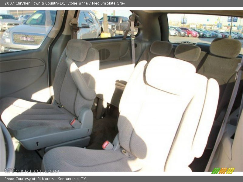Stone White / Medium Slate Gray 2007 Chrysler Town & Country LX