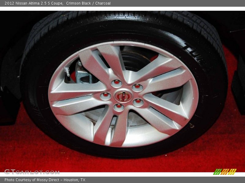 Crimson Black / Charcoal 2012 Nissan Altima 2.5 S Coupe