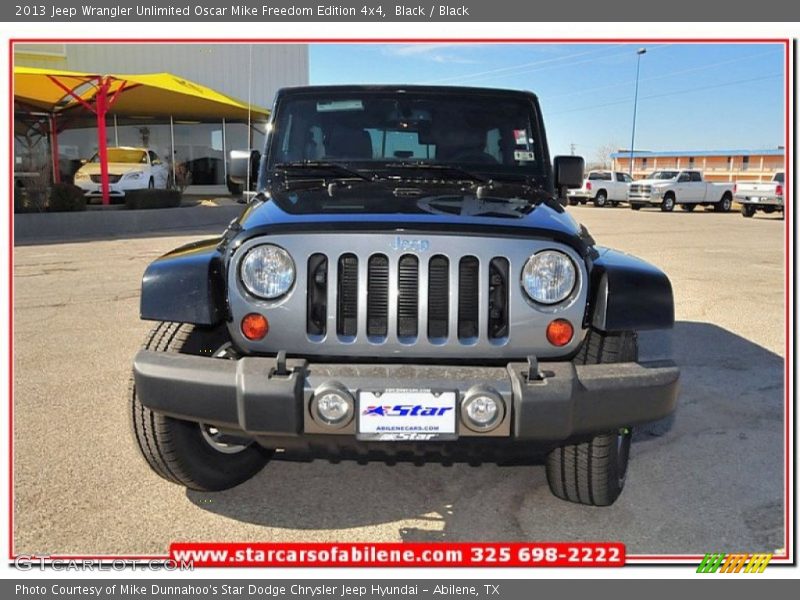 Black / Black 2013 Jeep Wrangler Unlimited Oscar Mike Freedom Edition 4x4