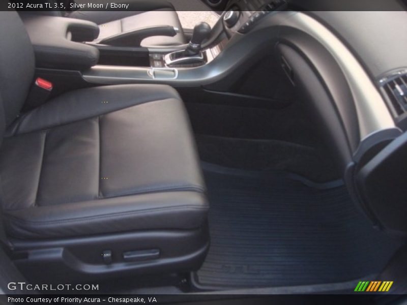 Silver Moon / Ebony 2012 Acura TL 3.5