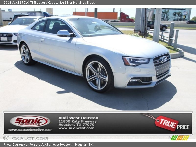 Ice Silver Metallic / Black 2013 Audi S5 3.0 TFSI quattro Coupe