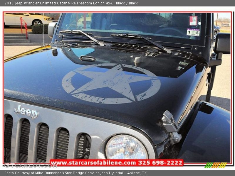 Black / Black 2013 Jeep Wrangler Unlimited Oscar Mike Freedom Edition 4x4