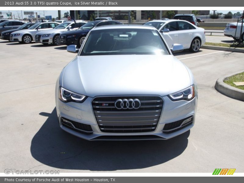 Ice Silver Metallic / Black 2013 Audi S5 3.0 TFSI quattro Coupe