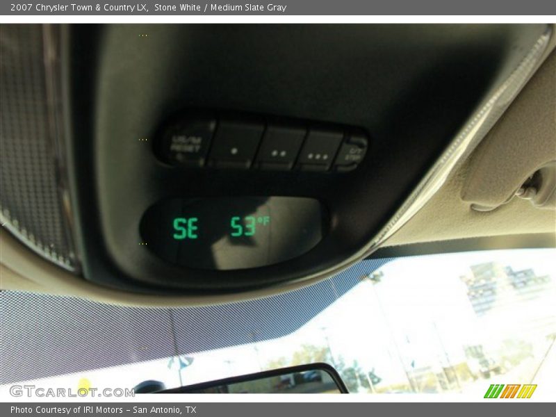 Stone White / Medium Slate Gray 2007 Chrysler Town & Country LX