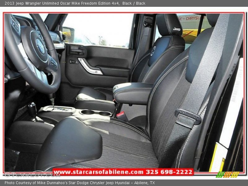 Black / Black 2013 Jeep Wrangler Unlimited Oscar Mike Freedom Edition 4x4