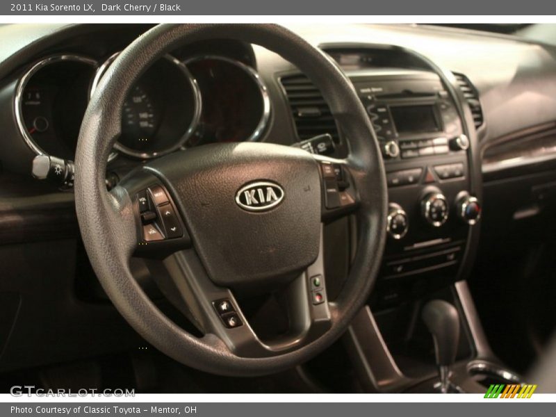 Dark Cherry / Black 2011 Kia Sorento LX